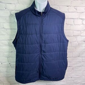 PGA Tour Golf Quilted Blue Athleisure Vest XL
